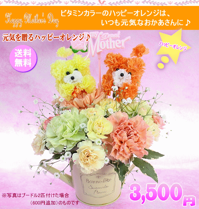 2012母の日★Happyオレンジアレンジ